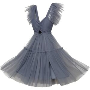 Whimsical NWT Mable Cutest Dress At the Party Dusty blue tulle dress‎ Girls S